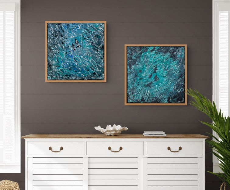 Great Barrier Reef Four - Textured Acrylic Original Painting