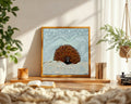 Chilly Echidna - Textured Acrylic Original Painting