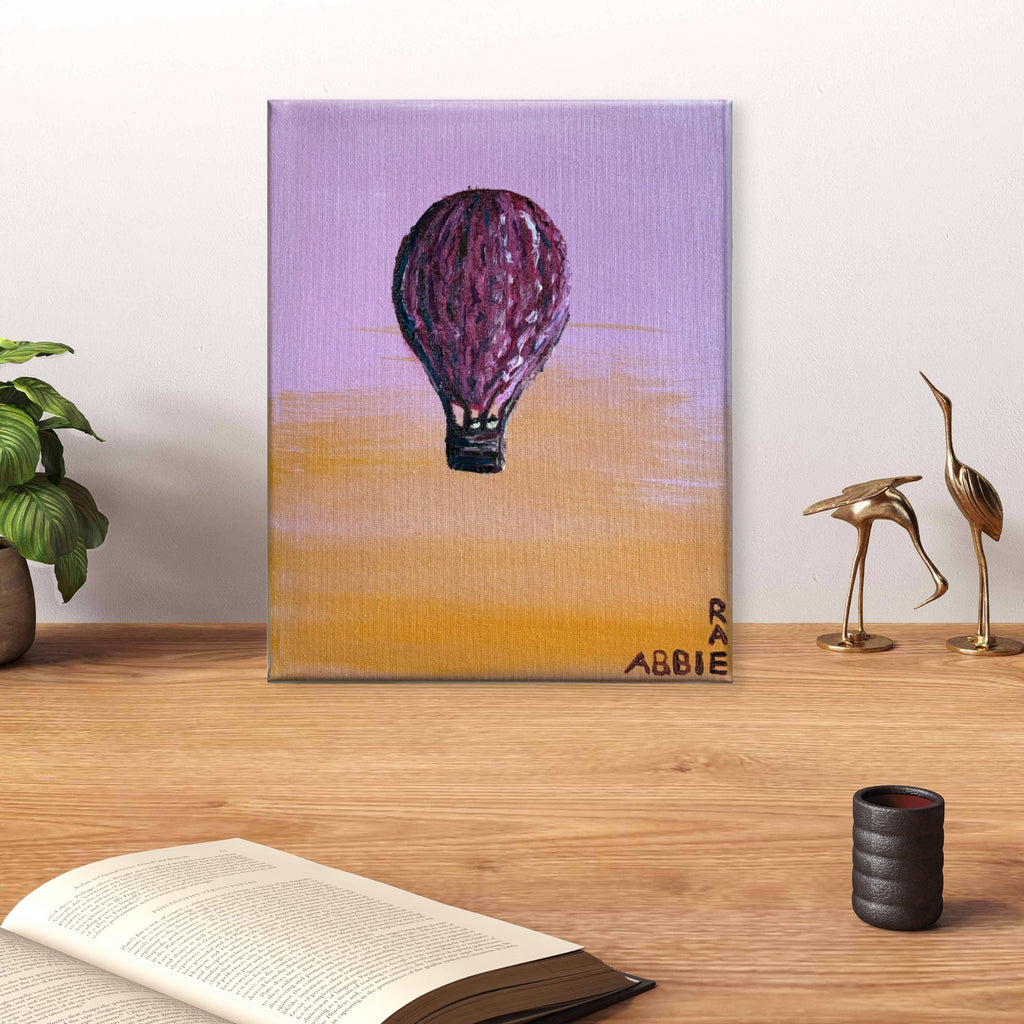 Hot Air Balloons Two - Original Oil Painting