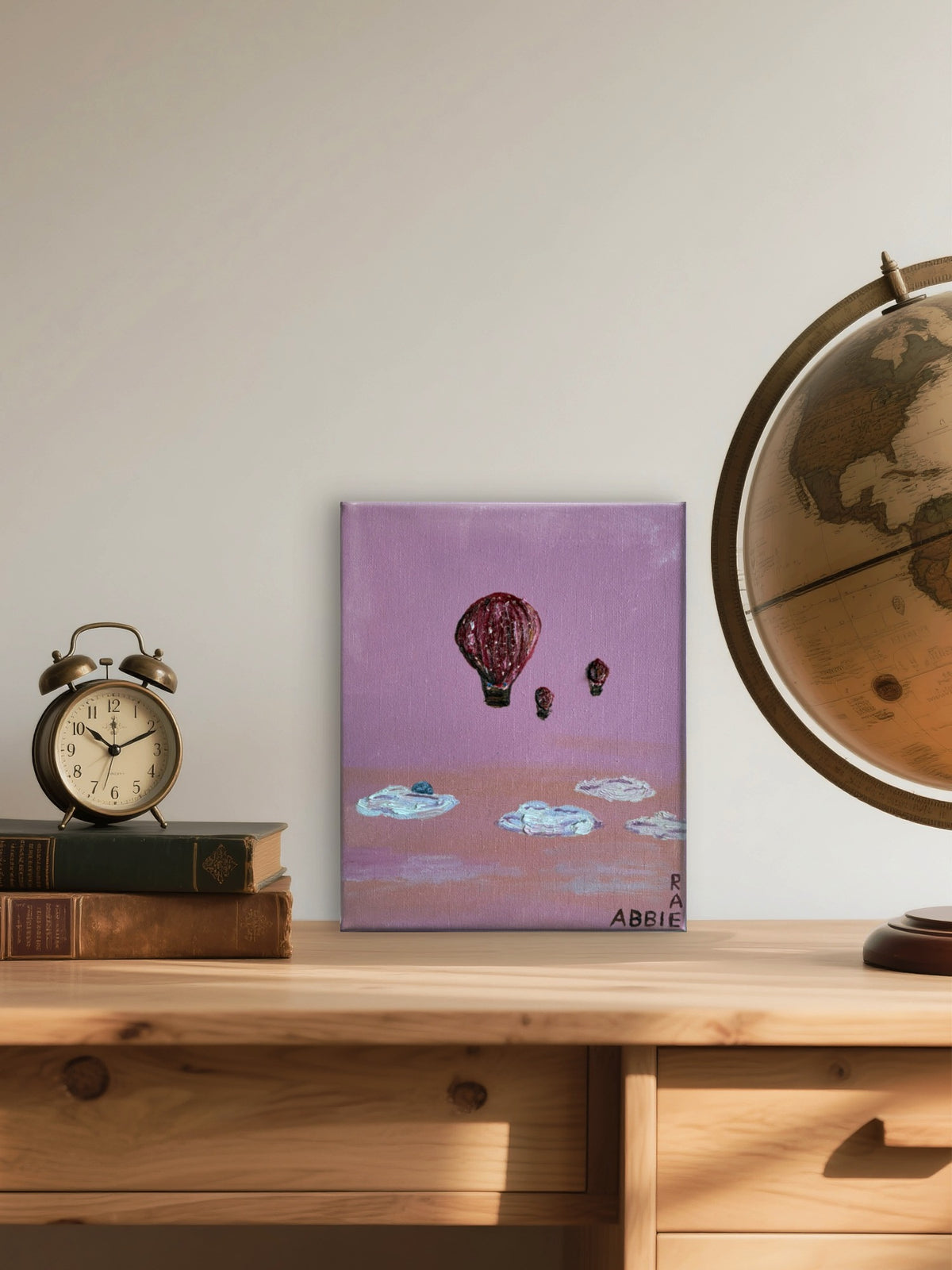 Hot Air Balloons Five - Original Oil Painting