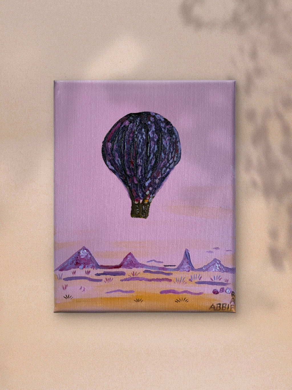 Hot Air Balloons One - Original Oil Painting