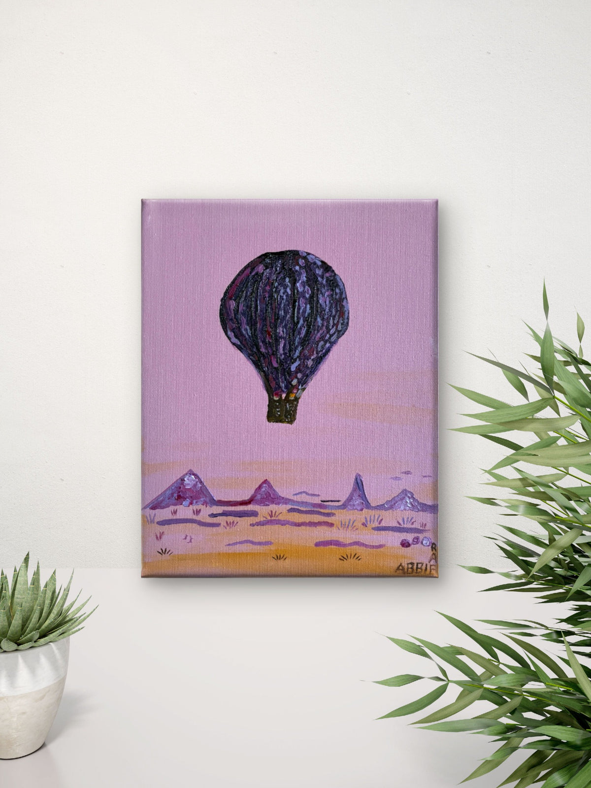 Hot Air Balloons One - Original Oil Painting