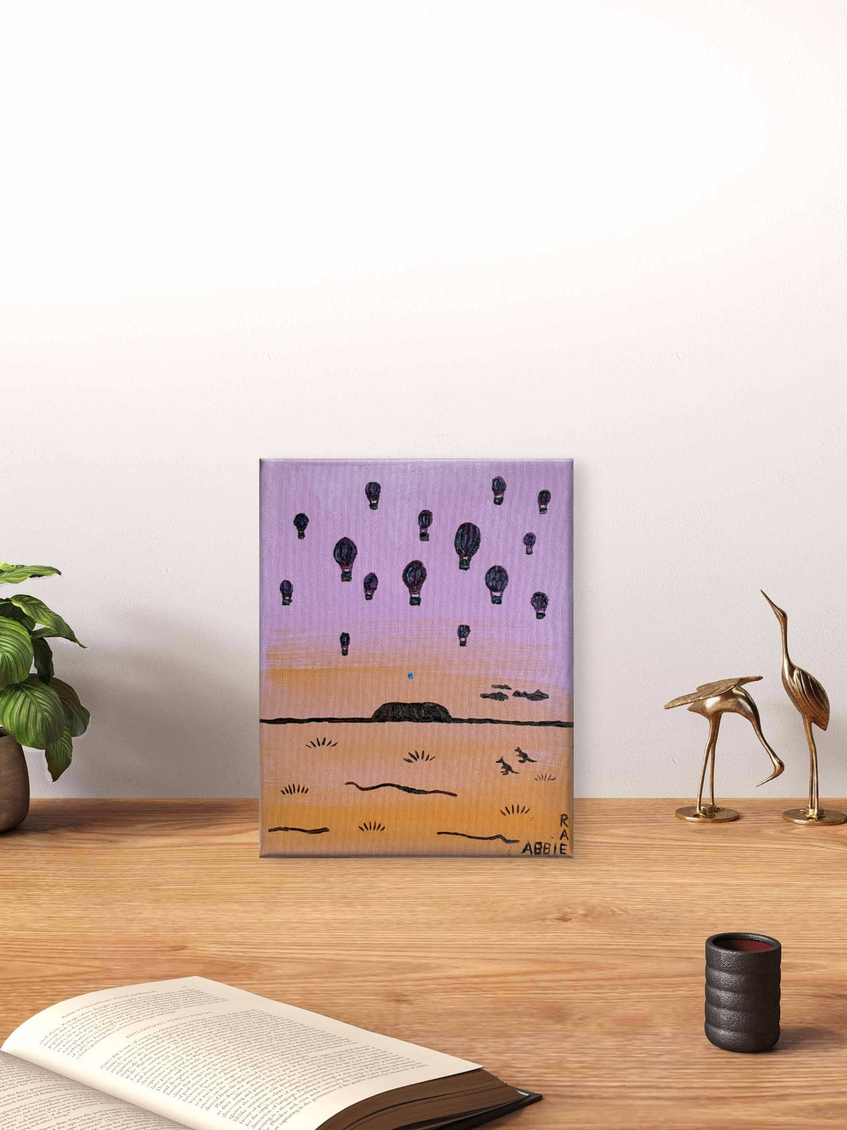 Hot Air Balloons Four - Original Oil Painting