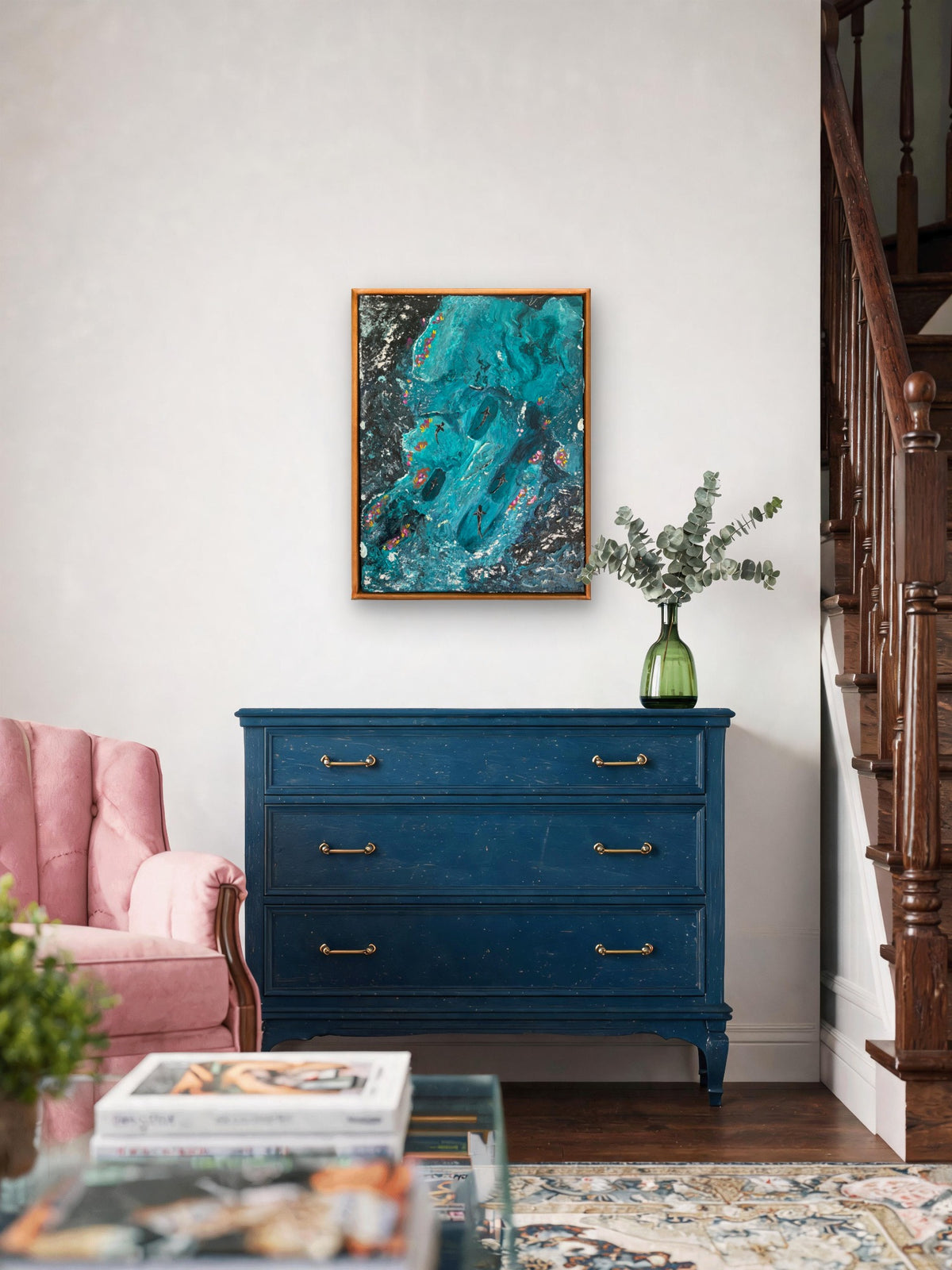 Great Barrier Reef Five - Texture Acrylic Original Painting