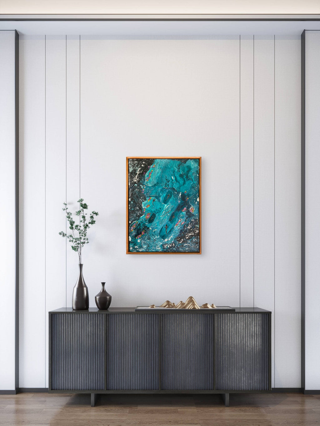 Great Barrier Reef Five - Texture Acrylic Original Painting
