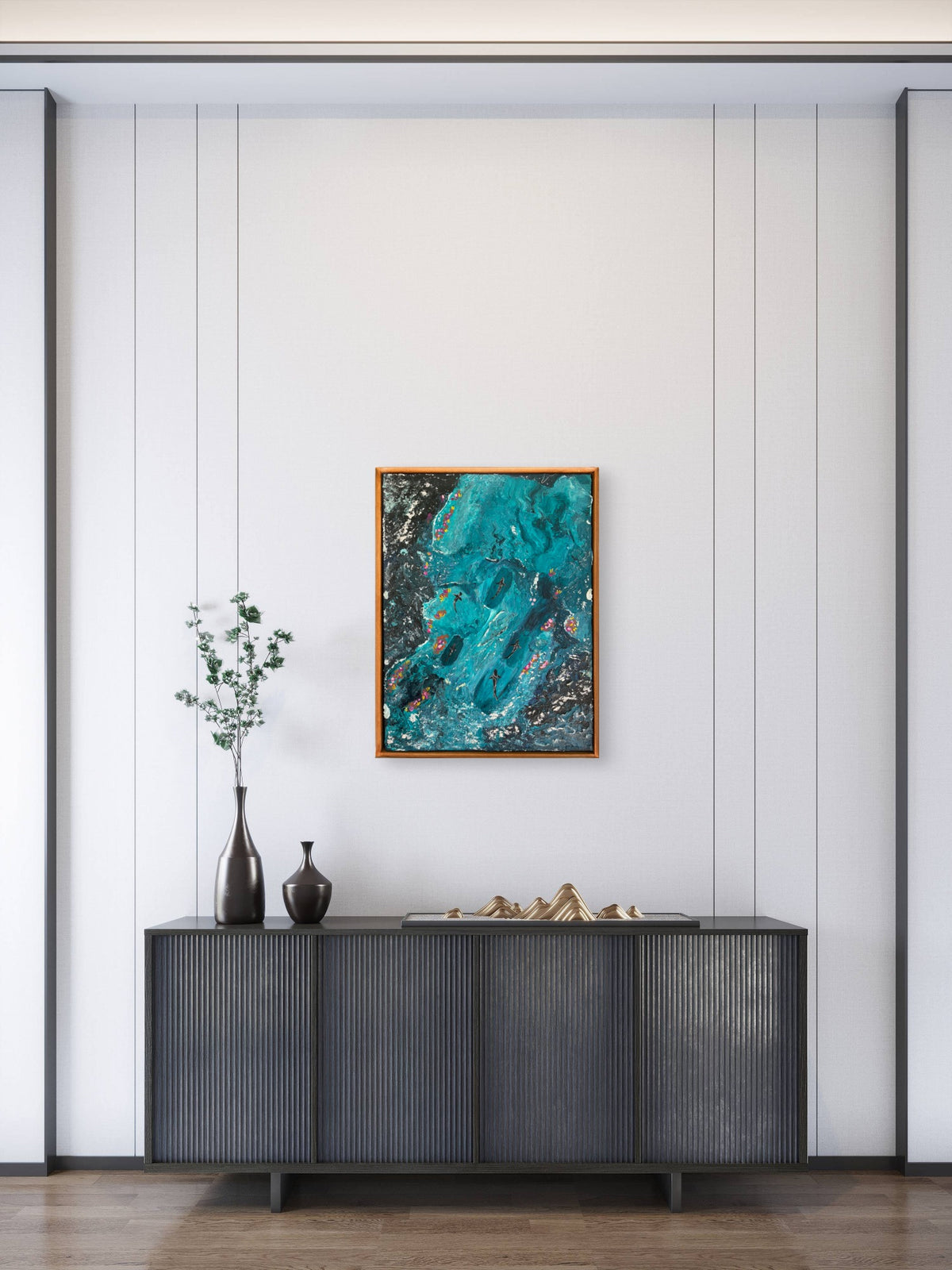 Great Barrier Reef Five - Texture Acrylic Original Painting