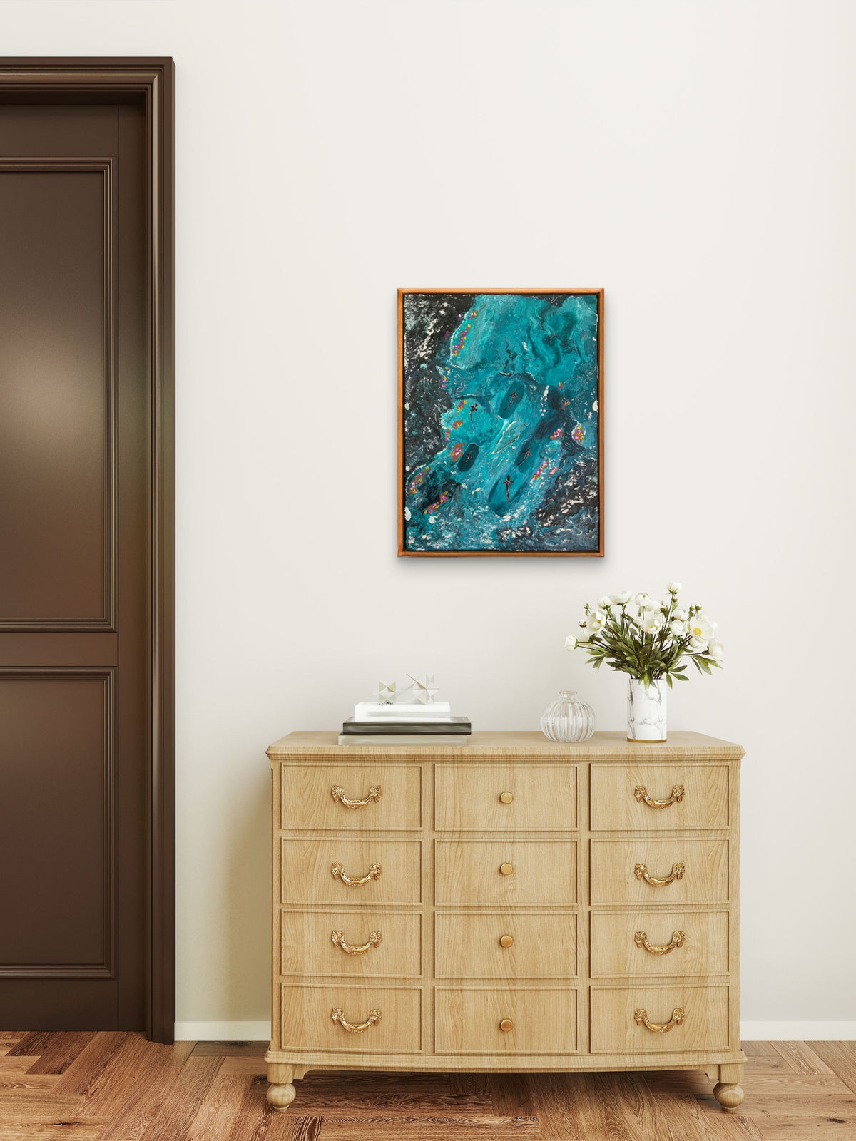 Great Barrier Reef Five - Texture Acrylic Original Painting