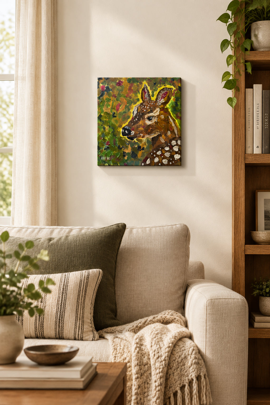 Fawn - Oil Painting