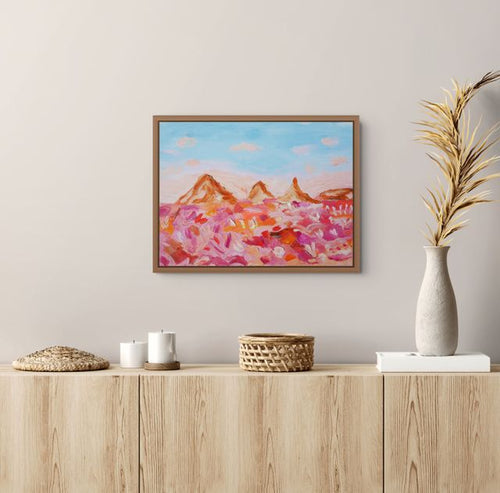 Glass House Mountains One - Original Oil Painting