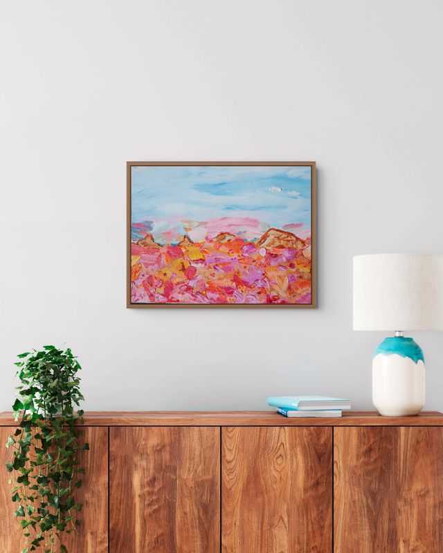 Glass House Mountains Two - Original Oil Painting