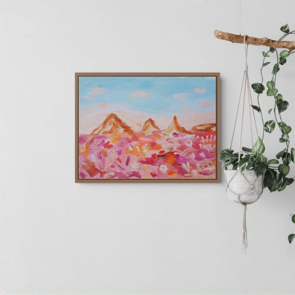 Glass House Mountains One - Original Oil Painting
