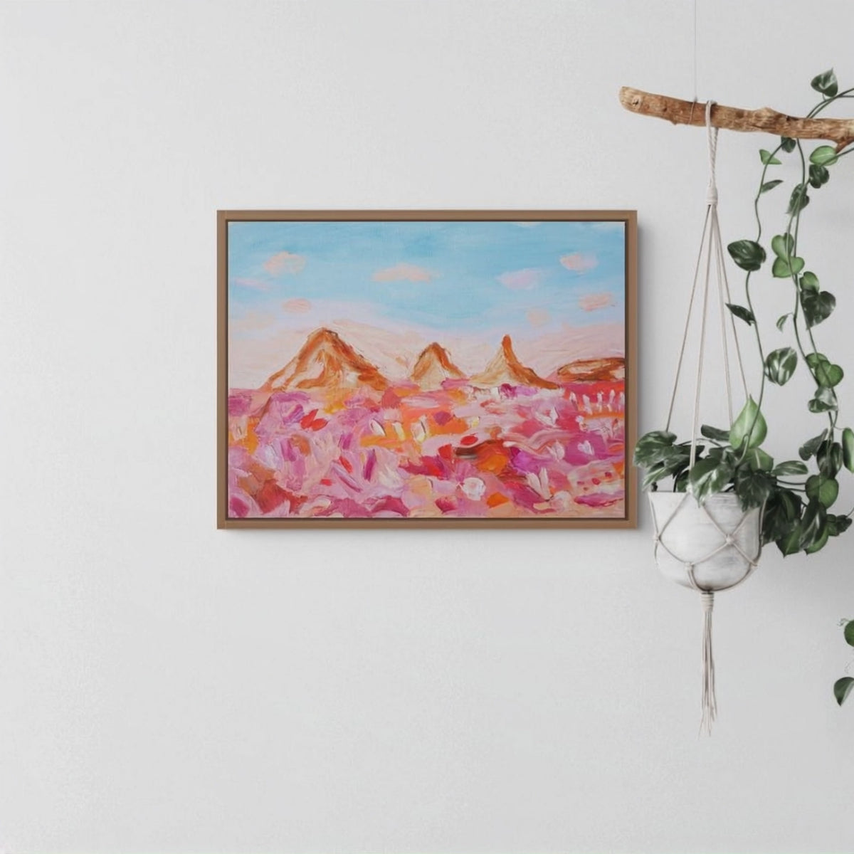 Glass House Mountains One - Original Oil Painting
